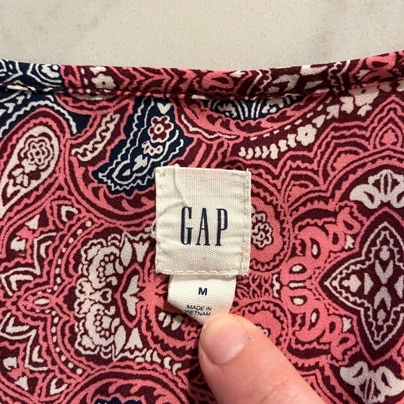 Gap paisley blouse ✨EUC✨ - Picture 4 of 6